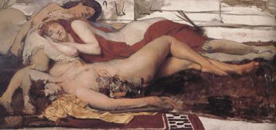 Alma-Tadema, Sir Lawrence Exhausted Maenides (mk23) china oil painting image